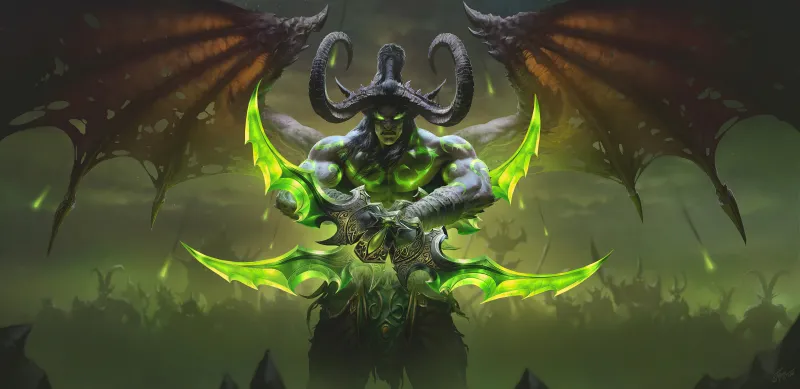 KaelThas and Vashj, World of Warcraft 5K wallpaper