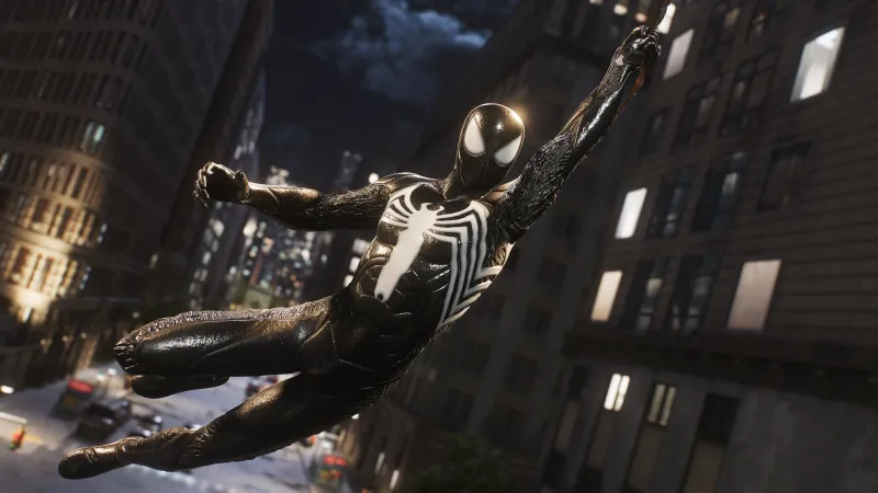 Venom suit, Marvel's Spider-Man 2 4K wallpaper