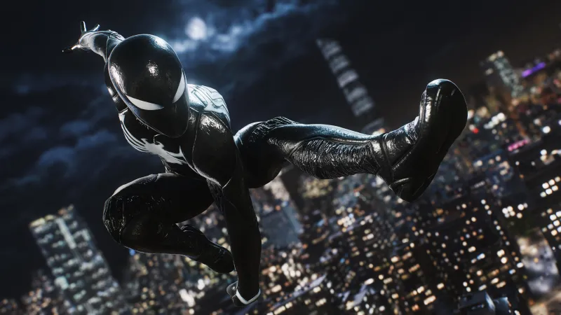 Venom suit, Spider Man 2 4K wallpaper