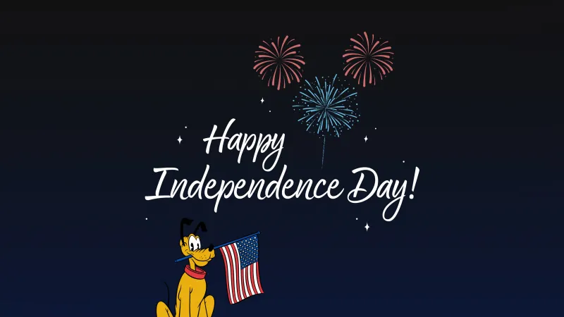 Happy Independence Day (USA), Pluto, Disney