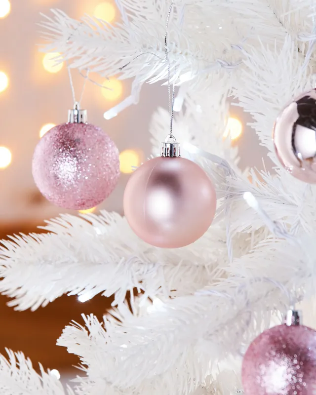Pink Christmas background, iPhone background