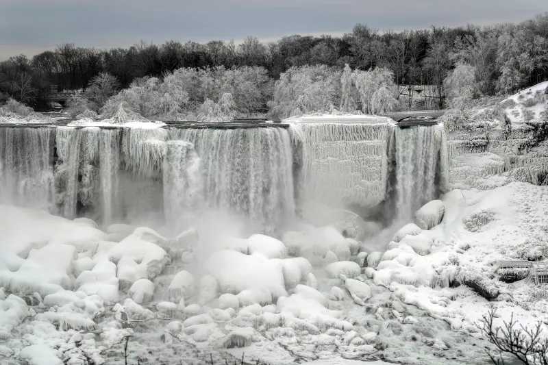 Niagara Falls Frozen Wallpaper