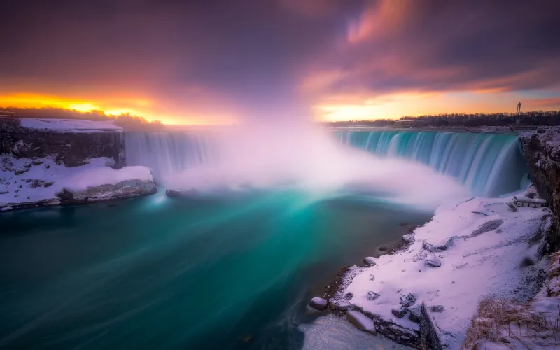 Niagara Falls Wallpaper, Winter