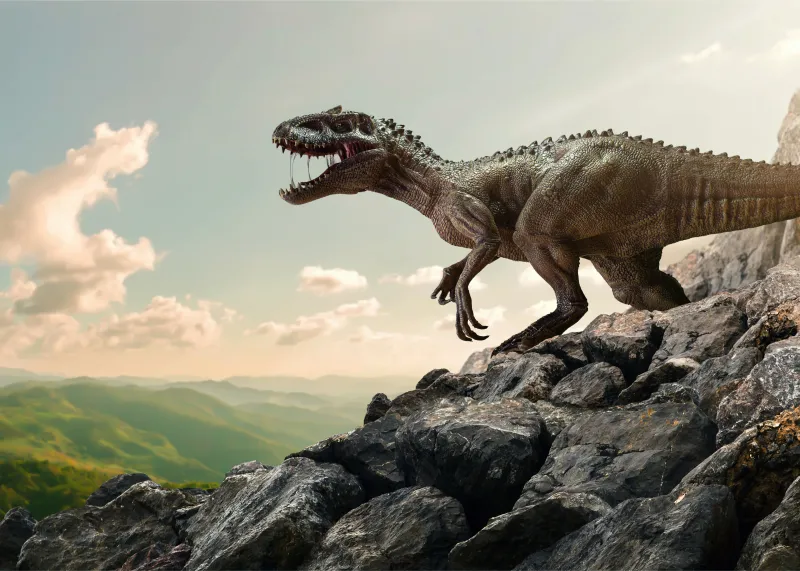 Tyrannosaurus rex 4K wallpaper