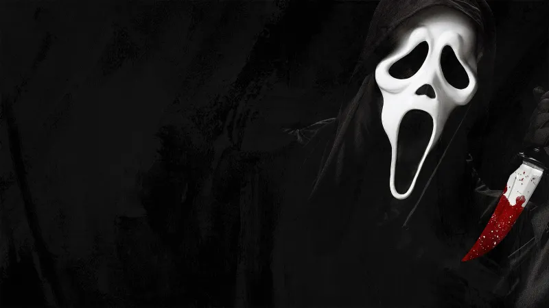 Scream Ghostface, 5K background