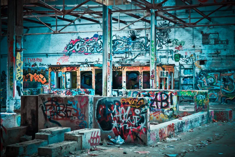 Graffiti 4K wallpaper