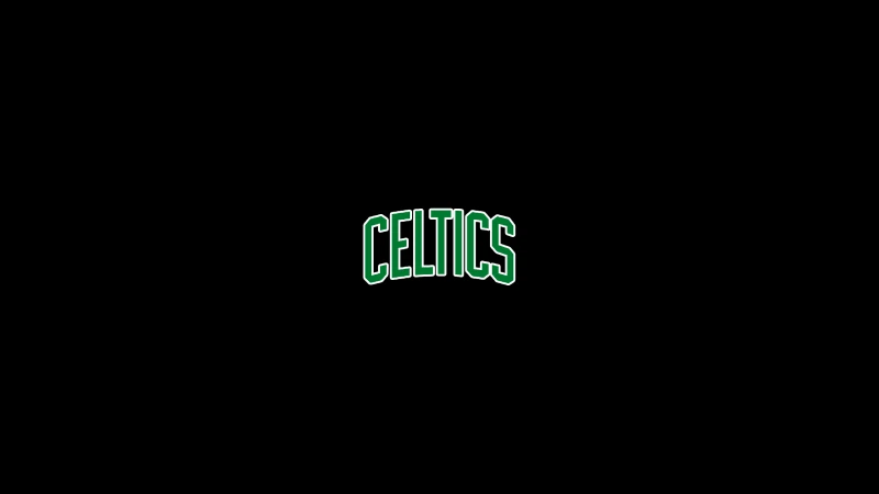 Boston Celtics 2K Wallpaper, Black