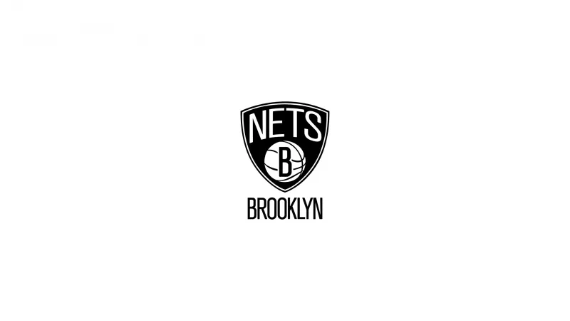 Brooklyn Nets QHD Wallpaper, White background