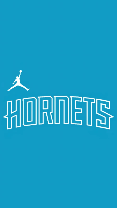 Charlotte Hornets Phone Background, Blue
