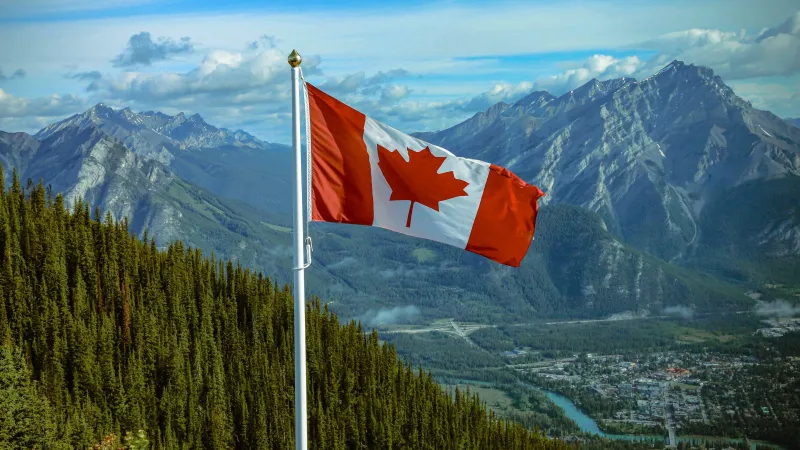 Canada Flag, 5K wallpaper