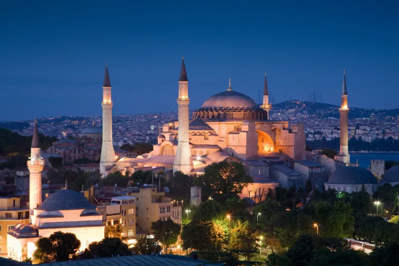 Basilica of the Hagia Sophia, Mosque, Turkey