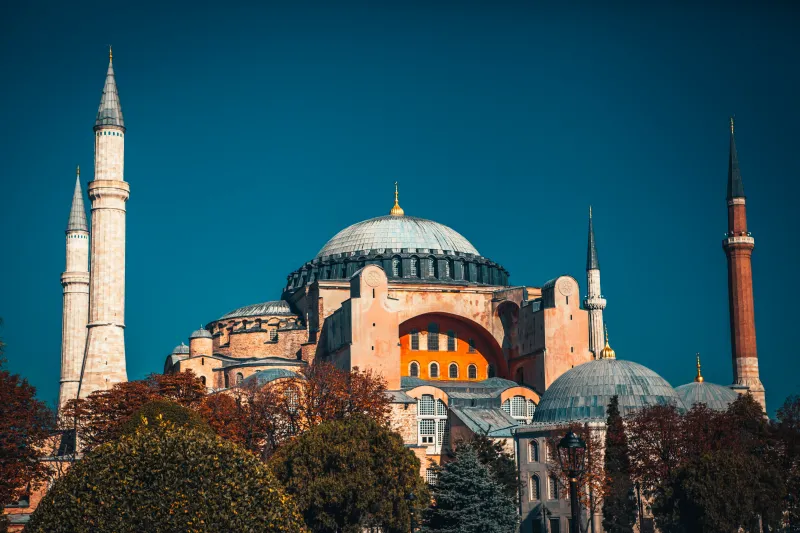 Hagia Sophia 4K wallpaper, Mosque in Istanbul, Turkey