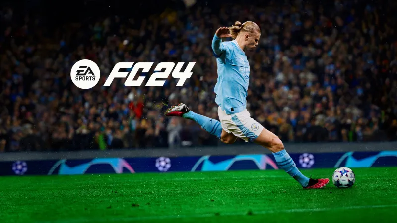 Erling Haaland wallpaper, EA Sports FC 24, Manchester City, Football player