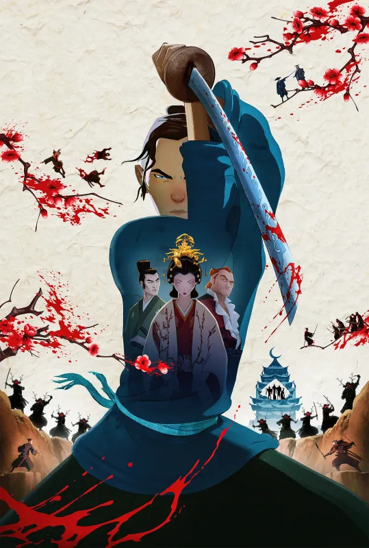 Blue Eye Samurai, iPhone wallpaper