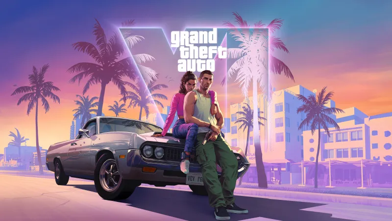 Grand Theft Auto VI Official Artwork, Jason and Lucia wallpaper
