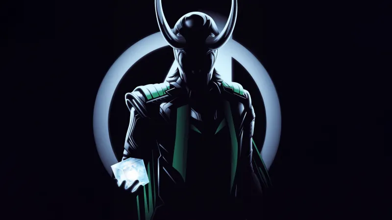 Loki, Artwork, Season 2, AMOLED, 5K, Dark aesthetic