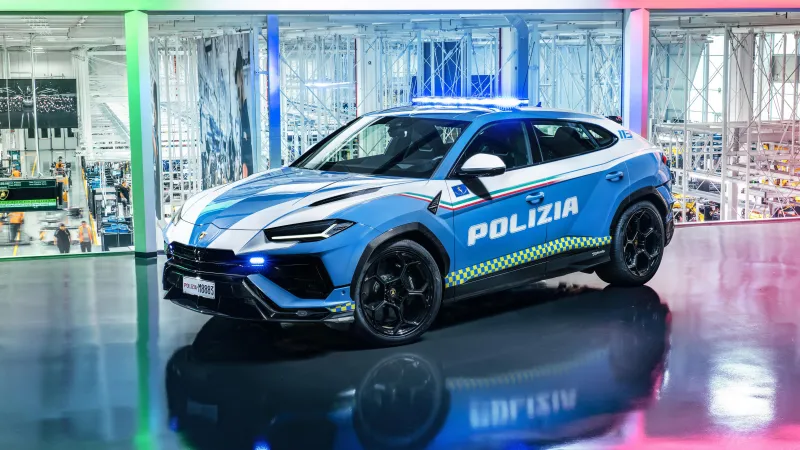 Lamborghini Urus Performante, Police Car, 2023