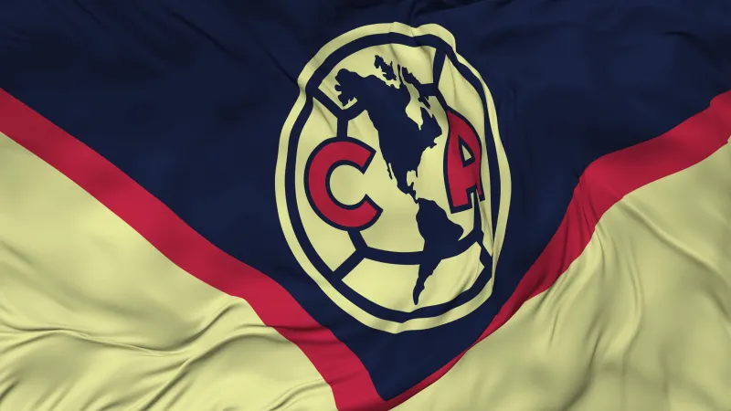 Club America Flag, Football club, 4k background