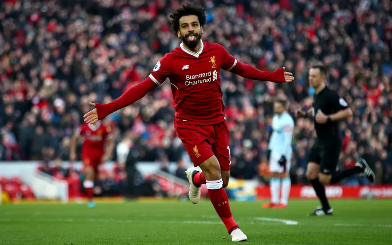 Liverpool FC Wallpaper 4K, Mohamed Salah