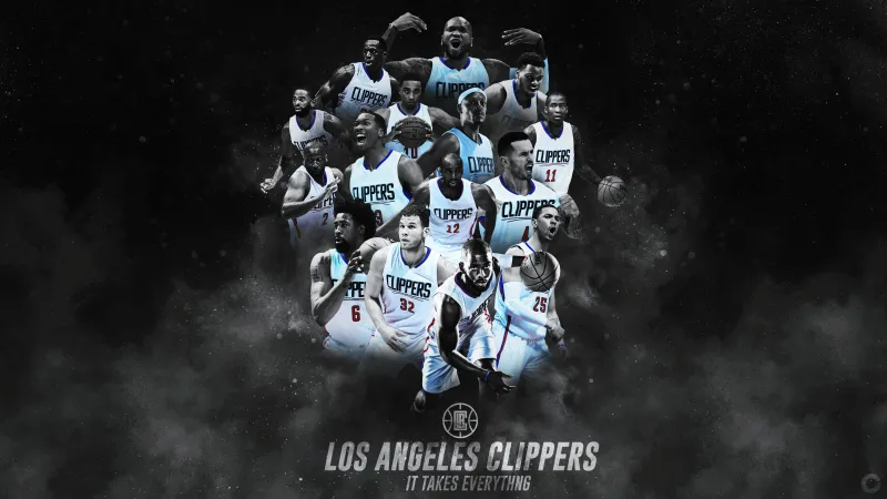 LA Clippers 4K Wallpaper, Football club