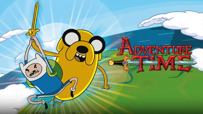 Jake and Fin in Adventure Time