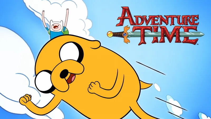 Adventure Time, Jake, Finn, 4K wallpaper
