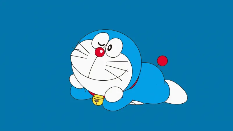 Doraemon Cute background, Blue