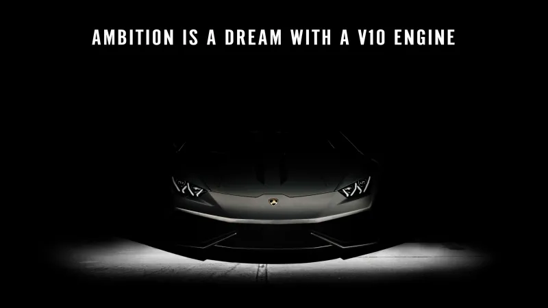 Ambition wallpaper, V10 engine, Dream wallpaper, Lamborghini Huracán