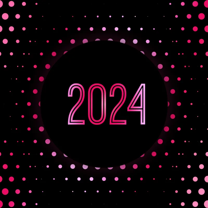 2024 New year HD Background iPad