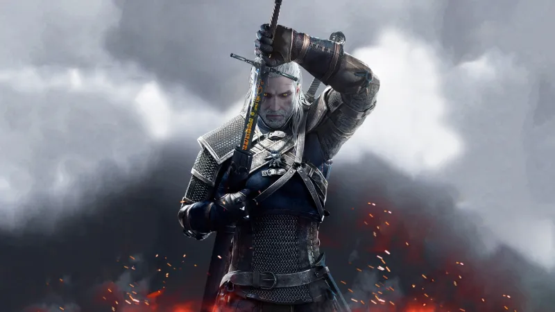 The Witcher 3 Wild Hunt 4K wallpaper, Geralt of Rivia