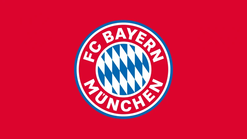 FC Bayern Munich, Red background, 5K
