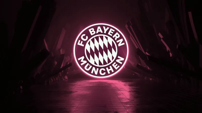 FC Bayern Munich Neon Logo