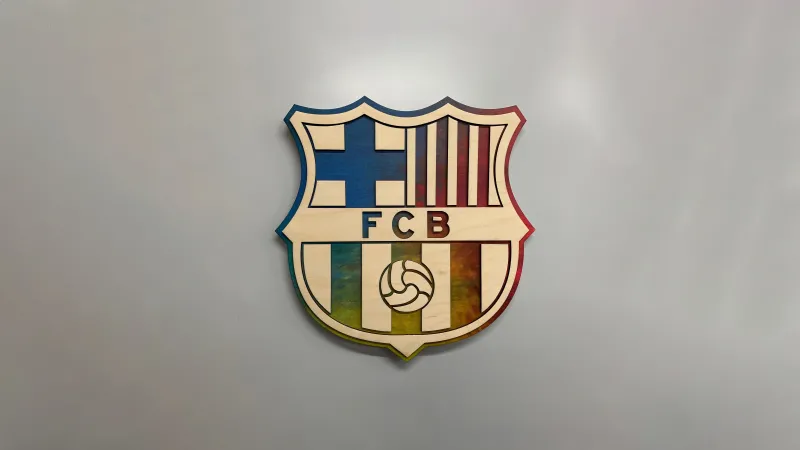 FCB 3D Logo, 5K background