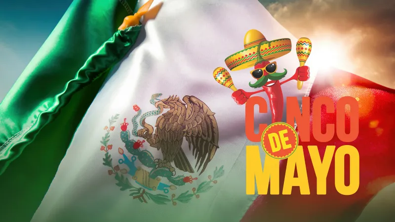Cinco de Mayo, Flag of Mexico