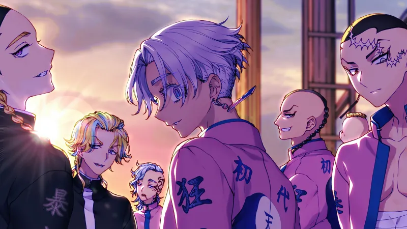 Tokyo Revengers School Gang, 4k background
