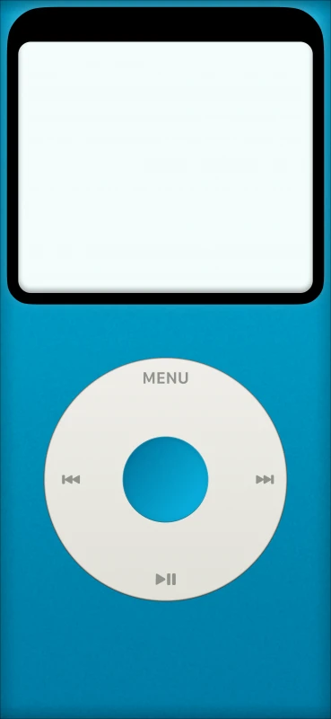 Blue iPod Classic Wallpaper