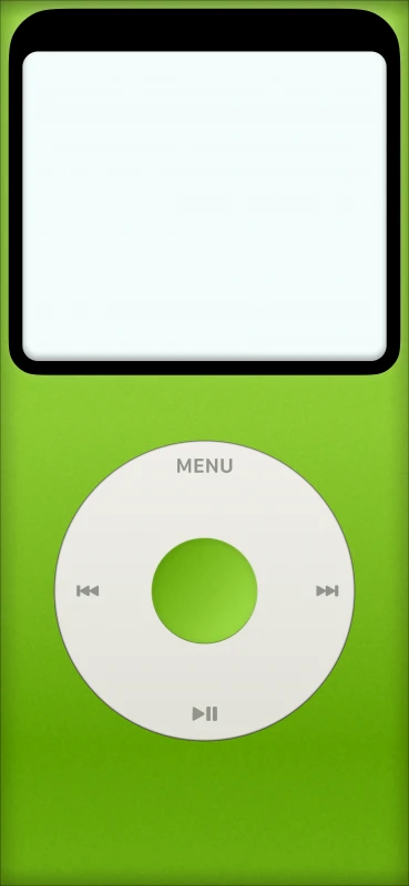 Green iPod Classic Wallpaper