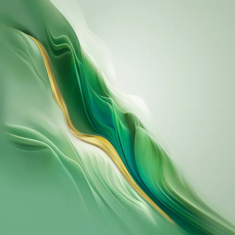 Honor Magic 6 Pro Wallpaper, Green