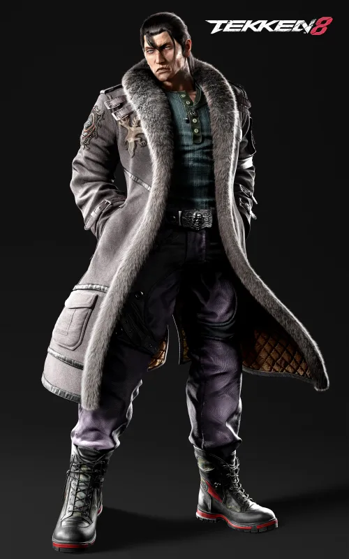 Tekken 8, Sergei Dragunov, Dark background