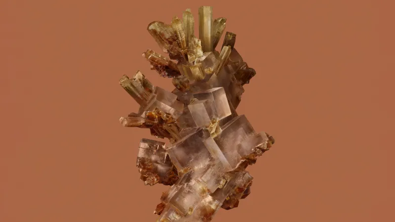 Google Pixel 8 Pro Fractal, 5K, Sapphire, Fluorite Crystal, Gemstone, Clay