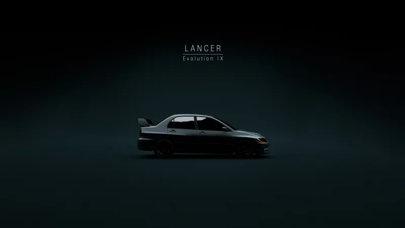 Mitsubishi Lancer Evolution, Dark background