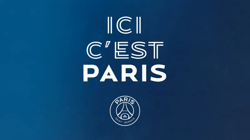 Paris Saint-Germain, Football team, Blue background