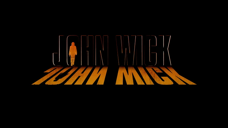John Wick AMOLED Wallpaper, Black background, Keanu Reeves as John Wick