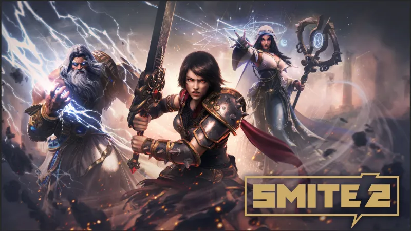 Smite 2 4K Wallpaper, 2024 Games, Zeus, Bellona, Hecate, PlayStation 5, Xbox Series X and Series S