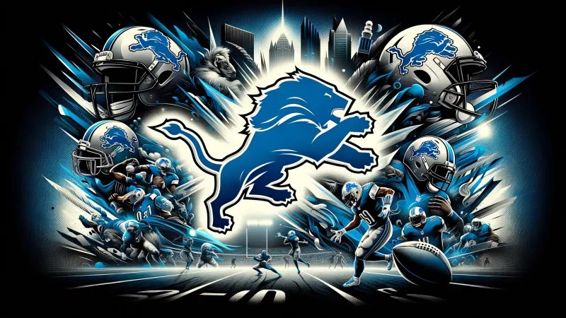 Detroit Lions 4K wallpaper