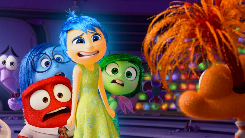 Inside Out 2 5K wallpaper, 2024 Movies, Joy (Inside Out), Sadness (Inside Out), Anger (Inside Out), Fear (Inside Out), Disgust (Inside Out), Anxiety (Inside Out)