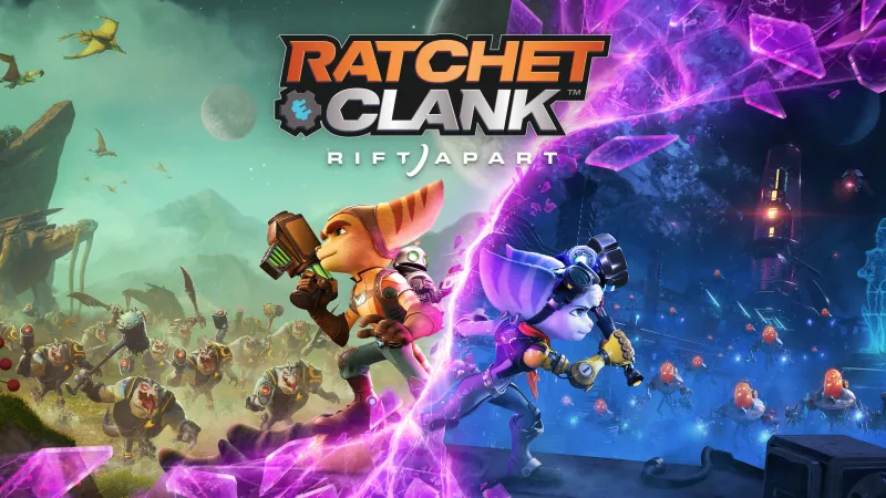 Ratchet & Clank: Rift Apart Key Art, Video Game wallpaper
