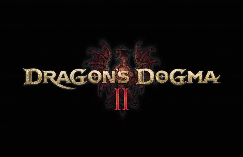 Dragon's Dogma 2 Logo, Black background
