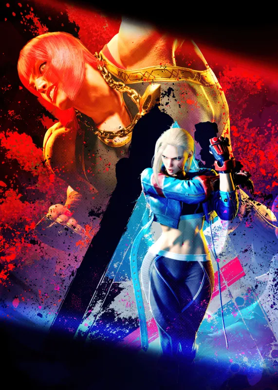 Cammy vs Marisa, Street Fighter iPhone background