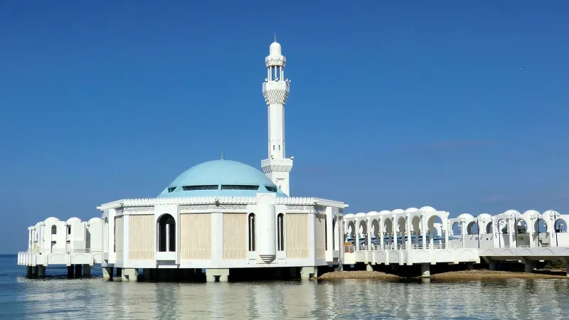 Al Rahma Mosque, Jeddah, Saudi Arabia, Floating Masjid, Islamic
